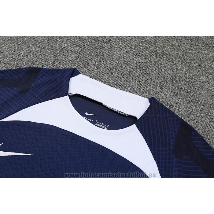 Chandal del Paris Saint-Germain Manga Corta 2022-2023 Azul - Pantalon Corto